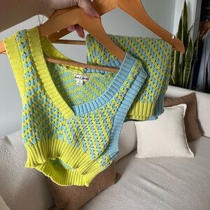 For Love and Lemons crochet knit Set